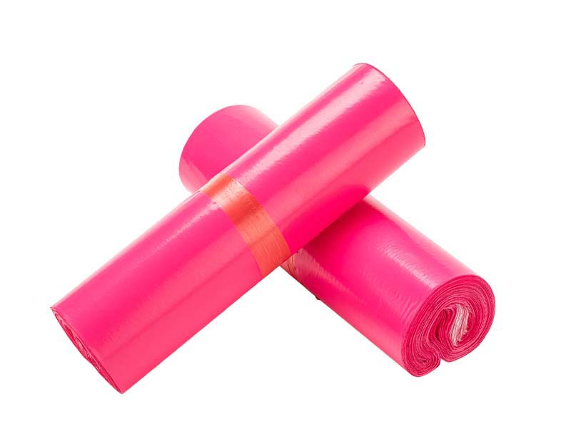 金川玫红色快递袋-02